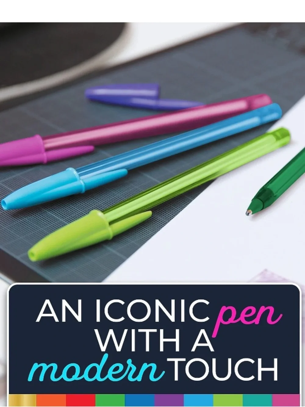 BIC Color Cues Channel Your Mood With Colors Assorted Ball Pens - 10 Pack